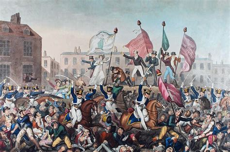 Peterloo Katliamı: Sanayileşme Çağında İşçi Direnişinin Kanlı bastırılması ve Demokrasi Mücadelesinde Bir Dönem