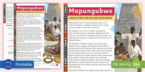 The Rise and Fall of Mapungubwe: An African Trading Empire at its Zenith